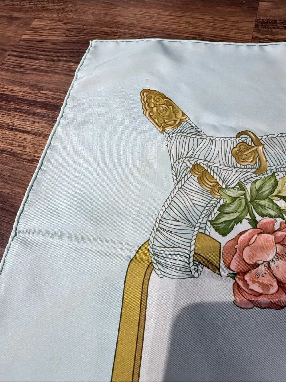 Hermes “Regina” Silk Scarf
